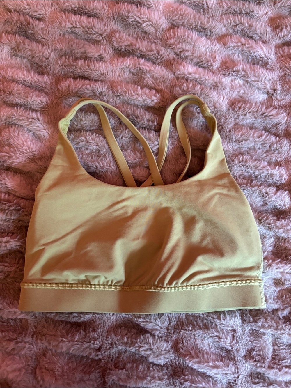 Lululemon Everyday Seamless Strappy Sports Bra - green - size 4